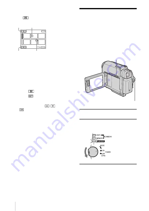 Sony DCR-HC30 - Handycam Camcorder - 680 KP Operation Manual Download Page 54