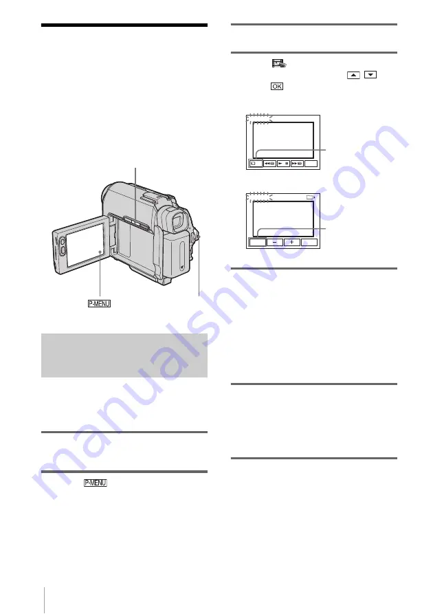 Sony DCR-HC30 - Handycam Camcorder - 680 KP Скачать руководство пользователя страница 56