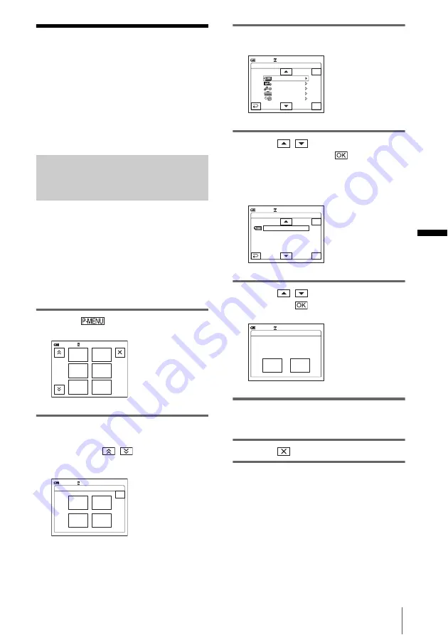 Sony DCR-HC30 - Handycam Camcorder - 680 KP Operation Manual Download Page 89