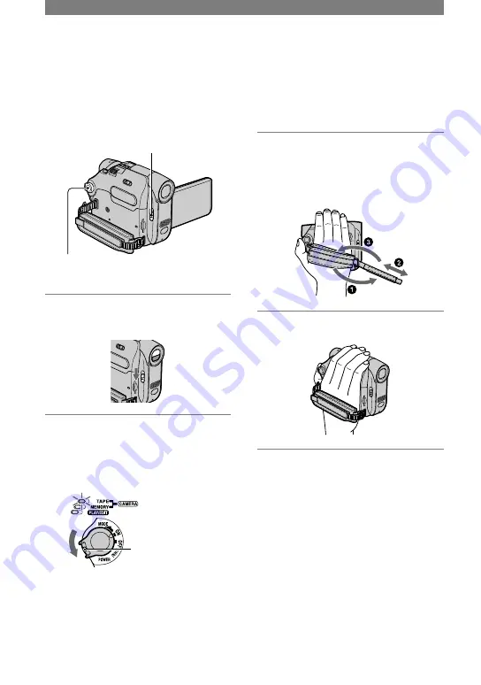 Sony DCR-HC32 - Handycam Camcorder - 20 x Optical Zoom Operating Manual Download Page 12