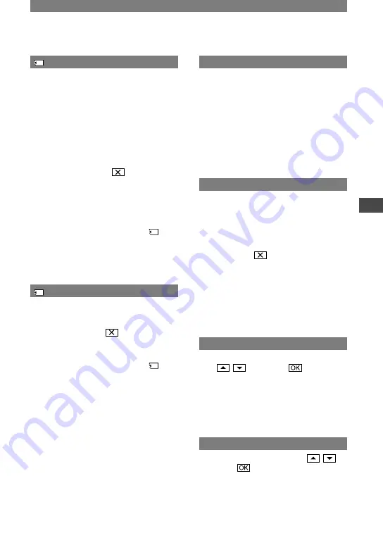 Sony DCR-HC32 - Handycam Camcorder - 20 x Optical Zoom Operating Manual Download Page 45