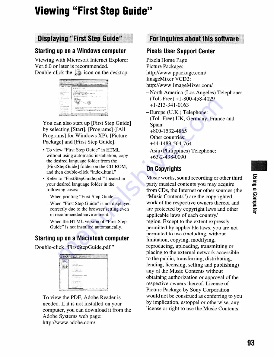 Sony DCR-HC36 - MiniDV Digital Handycam Camcorder Operating Manual Download Page 93