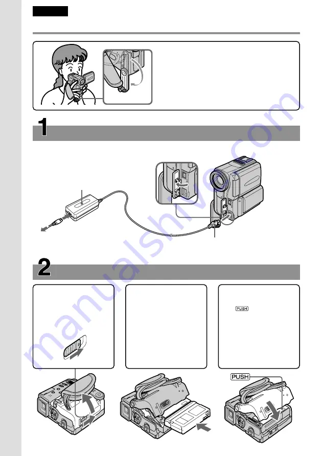 Sony DCR PC 8 E Operating Instructions Manual Download Page 12