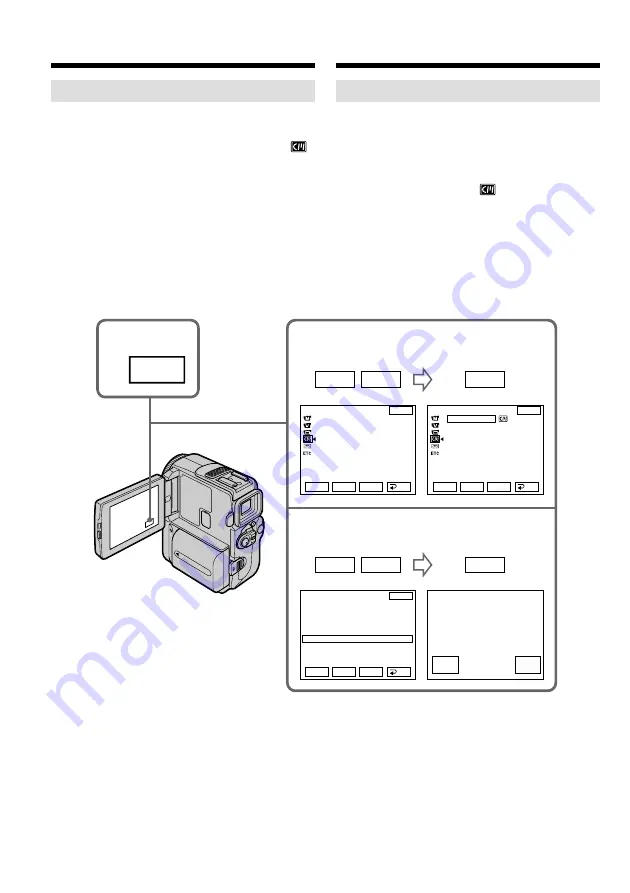 Sony DCR PC 8 E Operating Instructions Manual Download Page 126