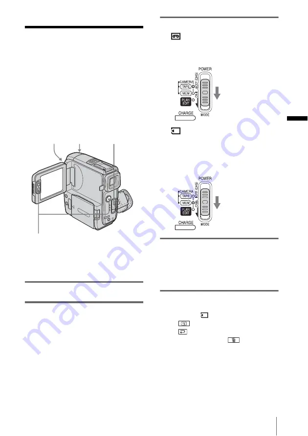 Sony DCR-PC109 - Digital Handycam Camcorder Скачать руководство пользователя страница 27