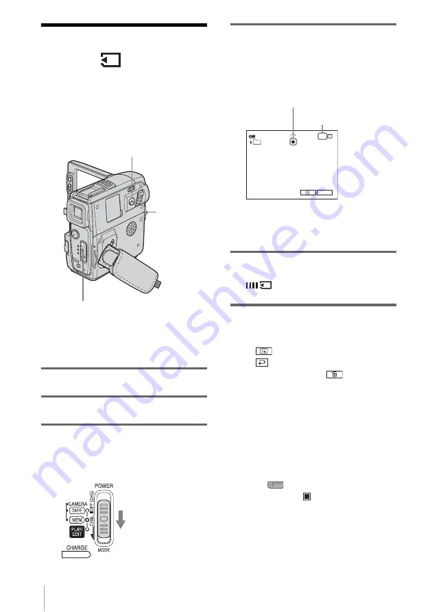 Sony DCR-PC109 - Digital Handycam Camcorder Operation Manual Download Page 32