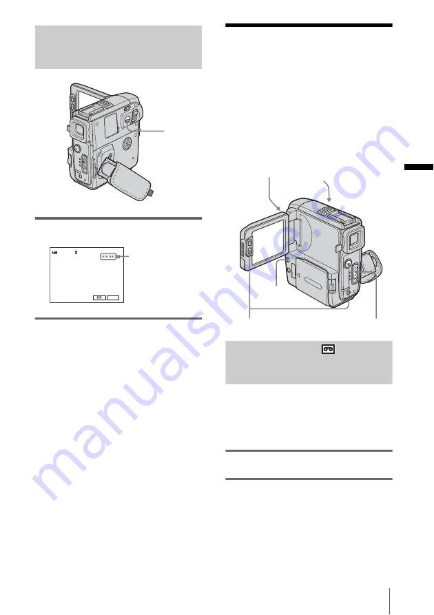 Sony DCR-PC109 - Digital Handycam Camcorder Operation Manual Download Page 35