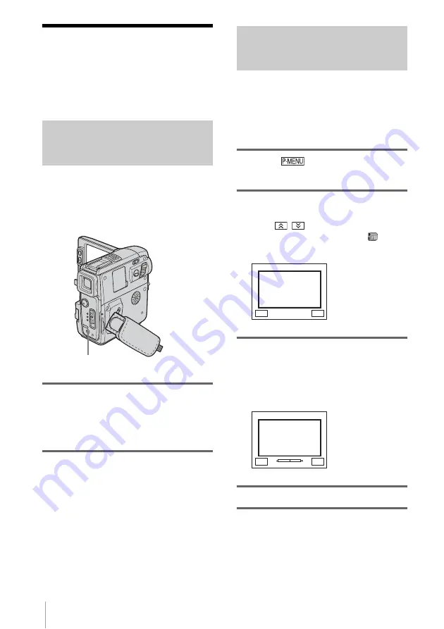 Sony DCR-PC109 - Digital Handycam Camcorder Скачать руководство пользователя страница 38