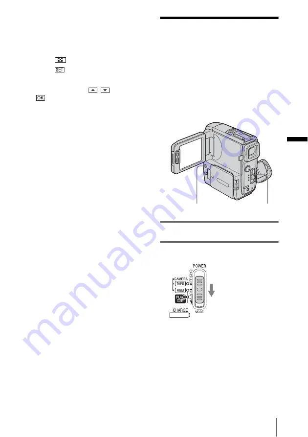 Sony DCR-PC109 - Digital Handycam Camcorder Operation Manual Download Page 55