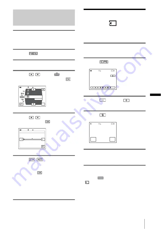 Sony DCR-PC109 - Digital Handycam Camcorder Operation Manual Download Page 107