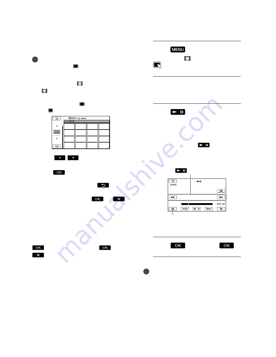 Sony DCR-SD1000E Operating Manual Download Page 42