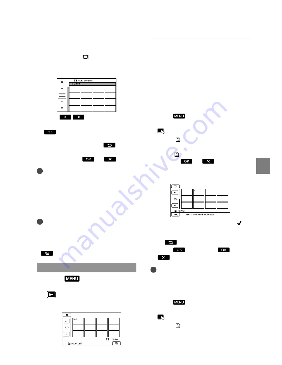 Sony DCR-SD1000E Operating Manual Download Page 47