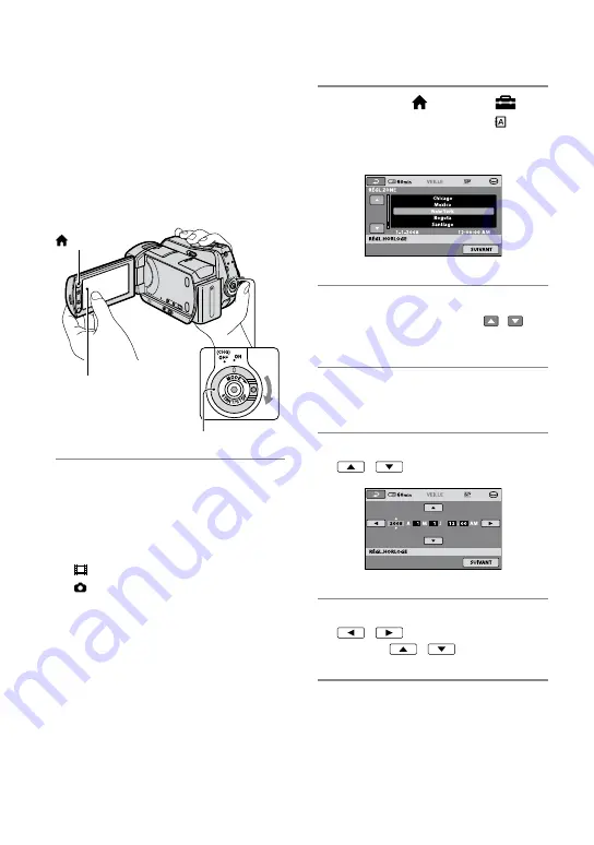 Sony DCR-SR65 - 40gb Hdd Handycam Camcorder (French) Guide Pratique Download Page 18