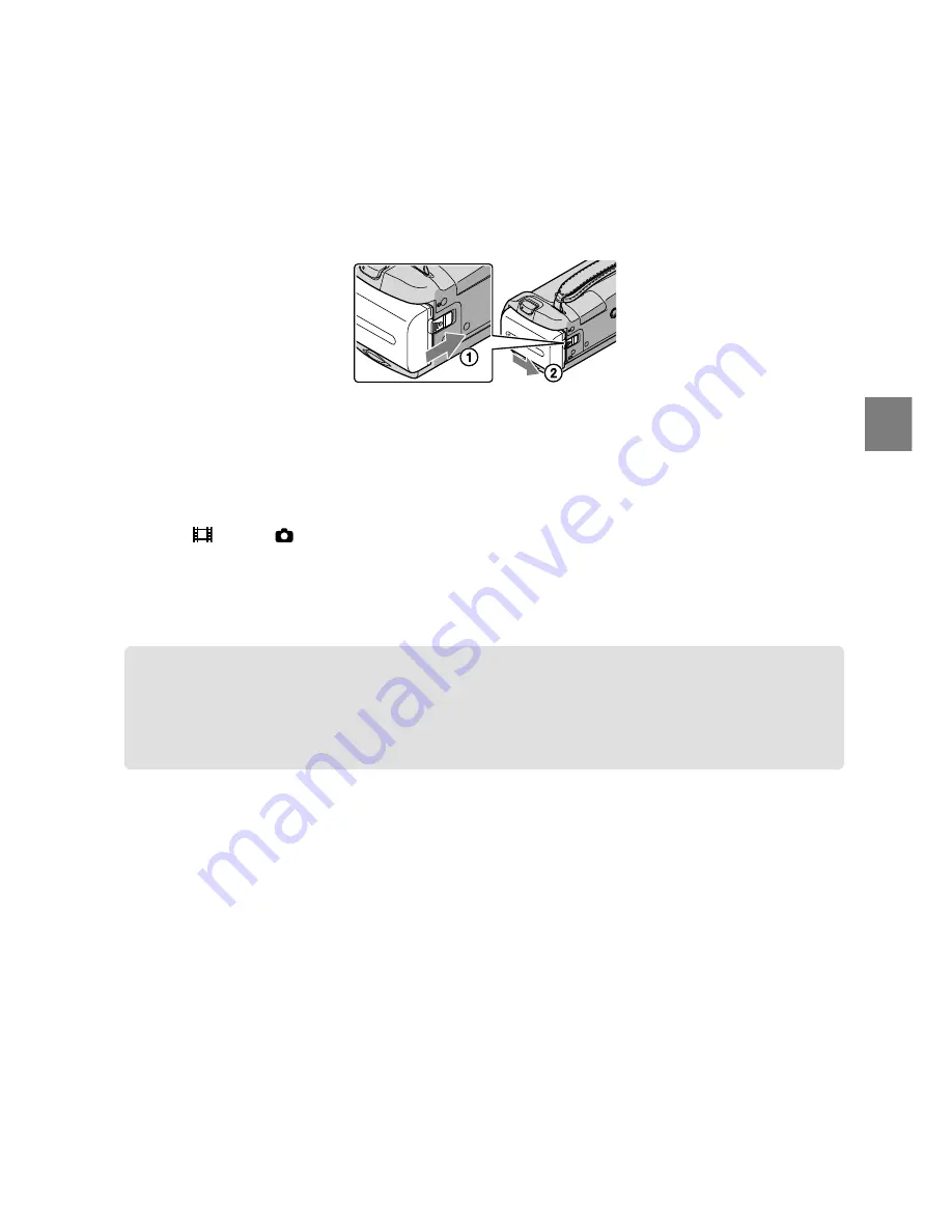 Sony DCR-SX40/L - Palm-sized Camcorder W/ 60x Optical Zoom Operating Manual Download Page 13