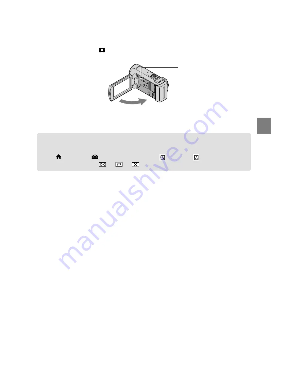 Sony DCR-SX40/L - Palm-sized Camcorder W/ 60x Optical Zoom Operating Manual Download Page 15