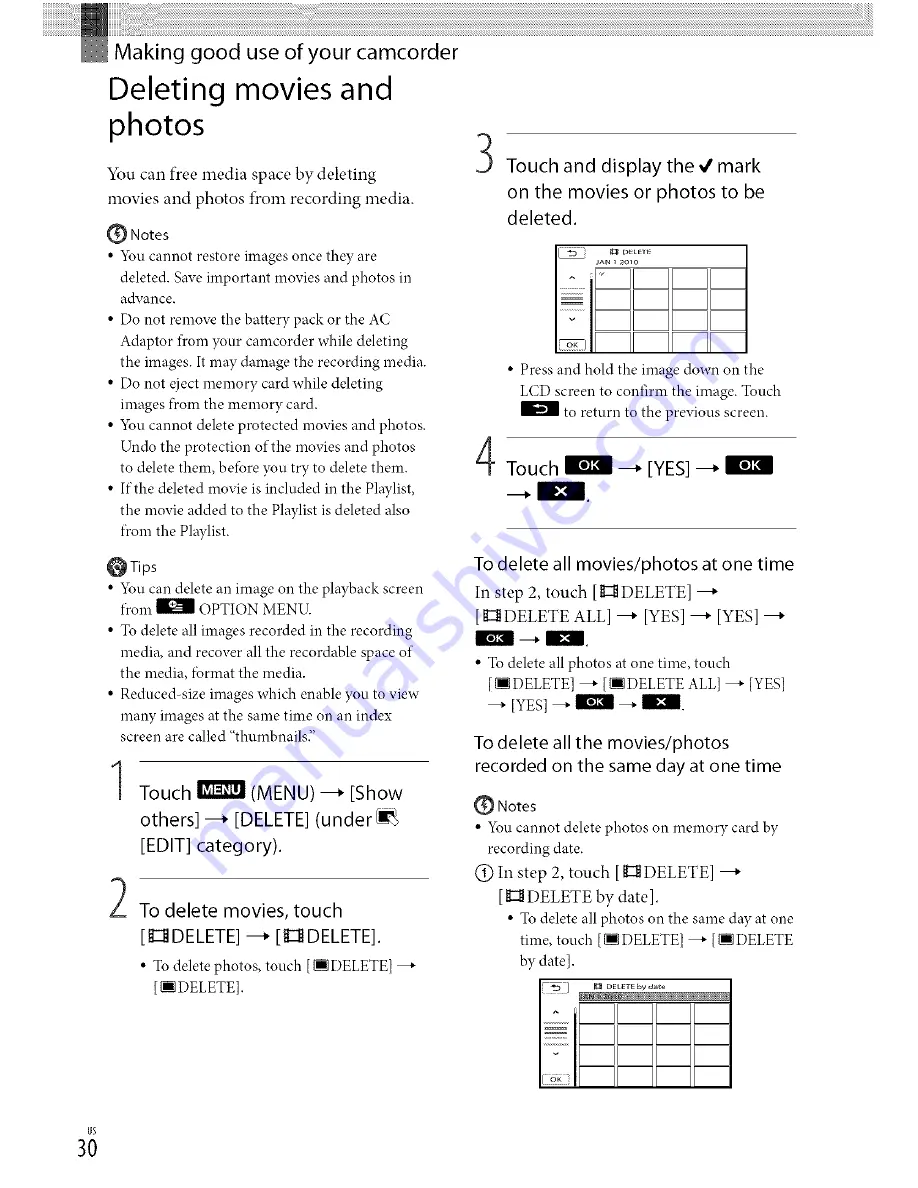 Sony DCR-SX83 Handycam® Operating Manual Download Page 154