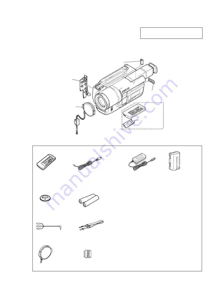 Sony DCR-TRV125E Service Manual Download Page 9