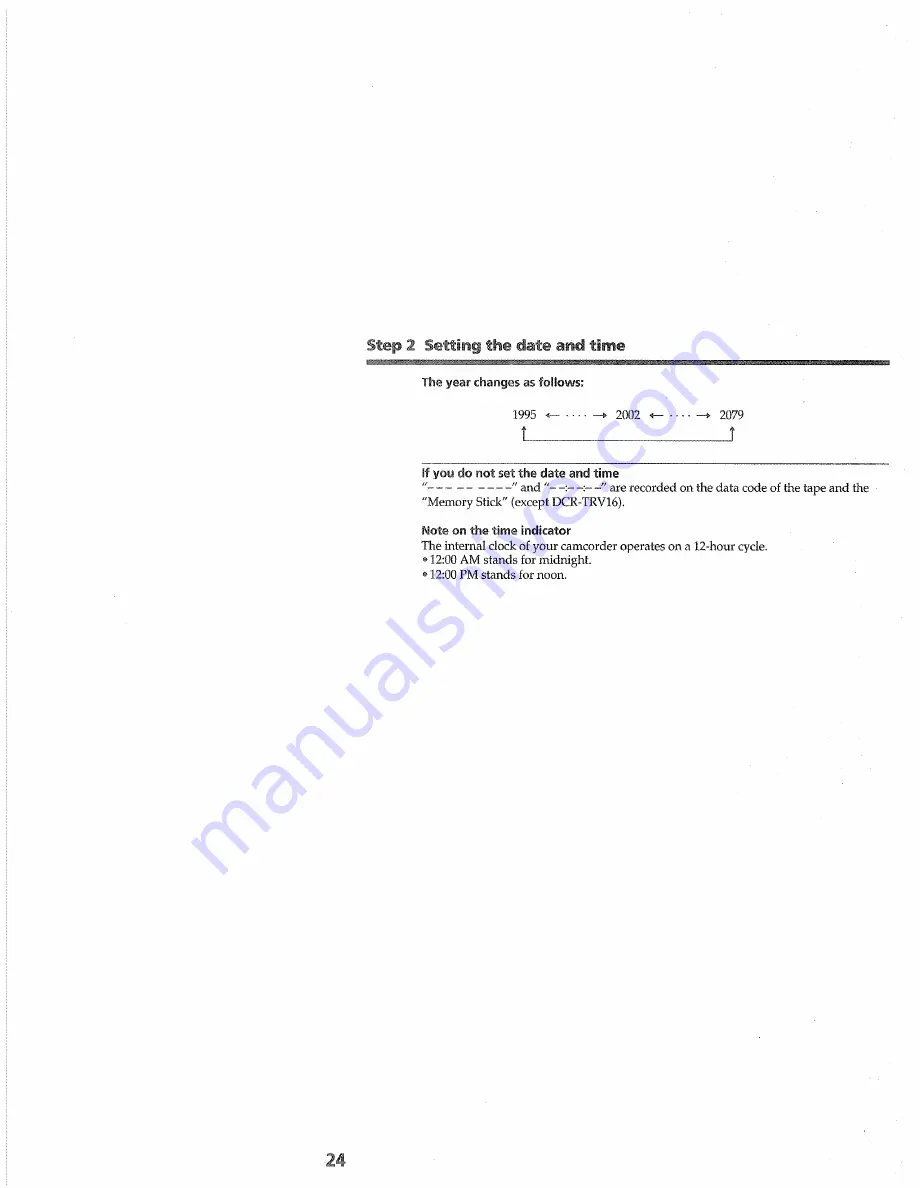 Sony DCR-TRV16, DCR-TRV18, DCR-TRV25, DCR-TRV27 Operating Instructions Manual Download Page 24