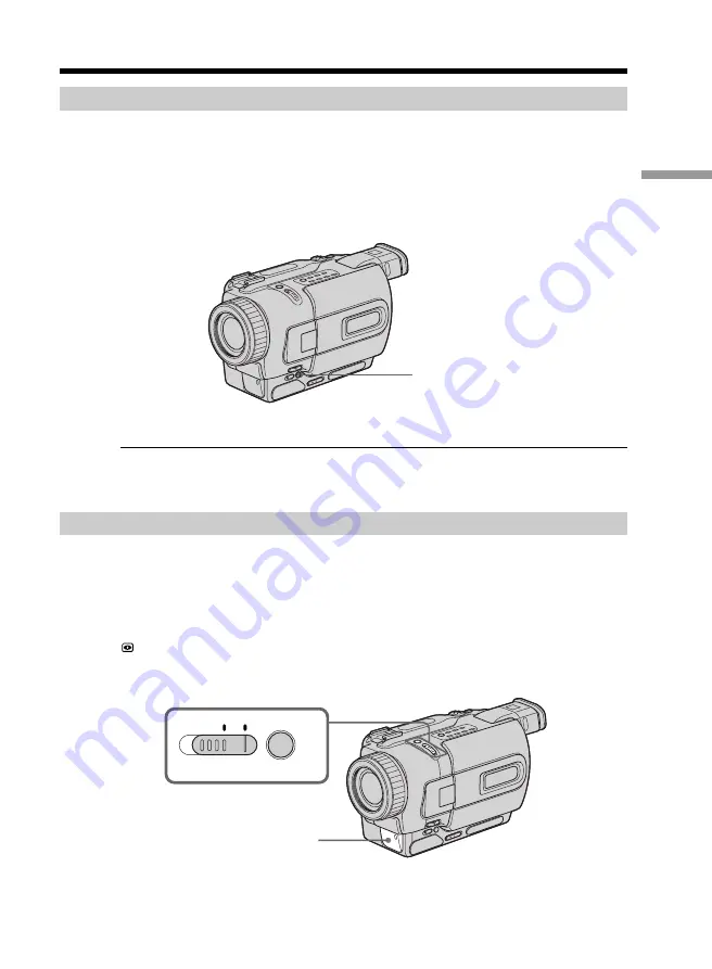 Sony DCR-TRV230l DCR-TRV330l DCR-TRV530 Operating Instructions Manual Download Page 23