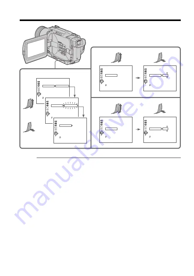 Sony DCR-TRV230l DCR-TRV330l DCR-TRV530 Operating Instructions Manual Download Page 70