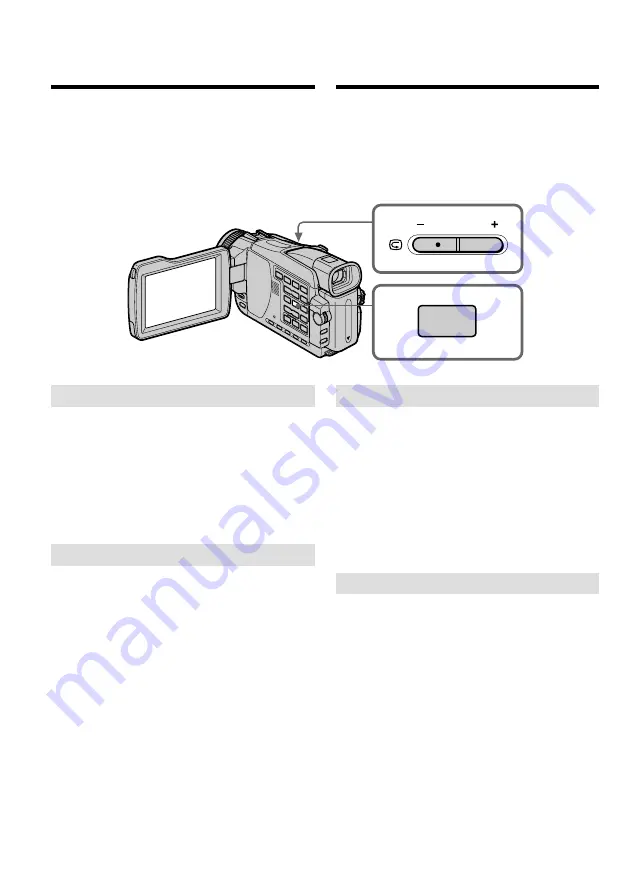 Sony DCR- TRV24E Operating Instructions Manual Download Page 48