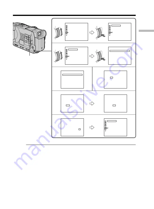 Sony DCR-TRV40 Operating Instructions Manual Download Page 21