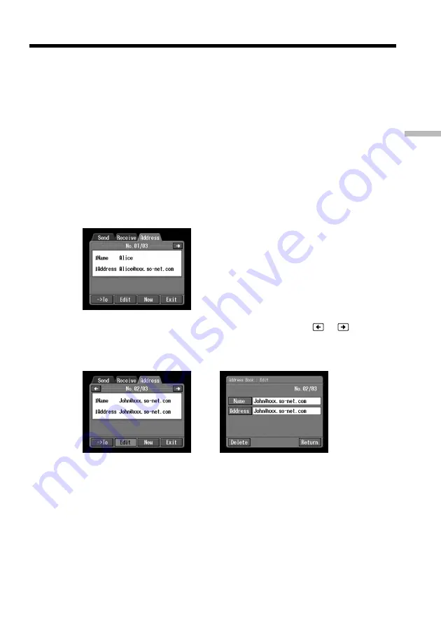 Sony DCR-TRV50 - Digital Handycam Camcorder Operating Instructions Manual Download Page 47