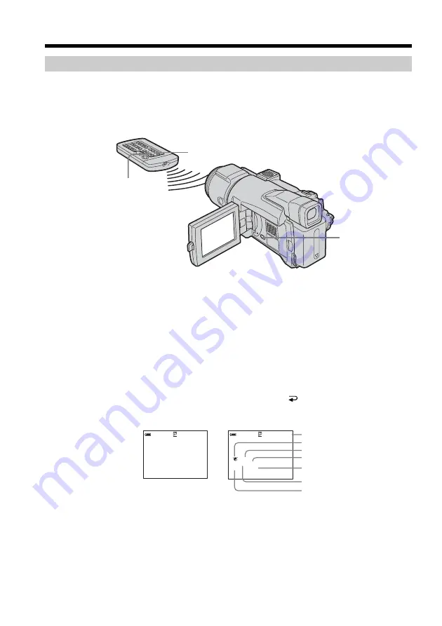 Sony DCR-TRV70 - Digital Handycam Camcorder Operating Instructions Manual Download Page 40