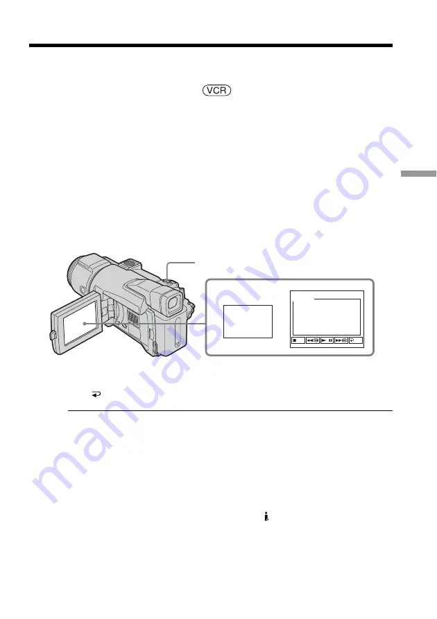 Sony DCR-TRV70 - Digital Handycam Camcorder Operating Instructions Manual Download Page 73