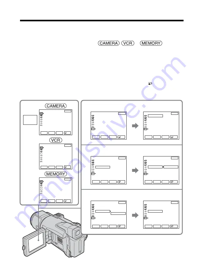 Sony DCR-TRV70 - Digital Handycam Camcorder Operating Instructions Manual Download Page 172