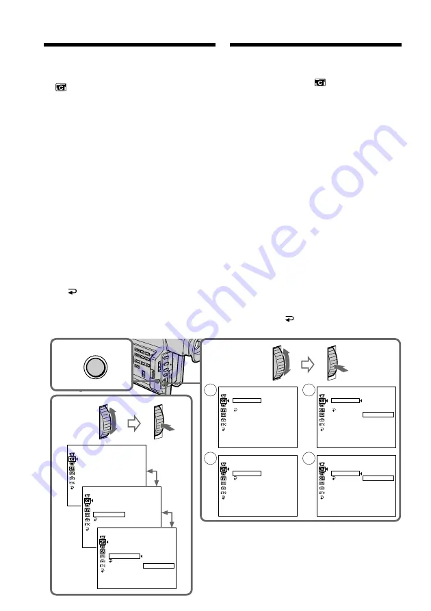 Sony DCR-VX2000E Operating Instructions Manual Download Page 84