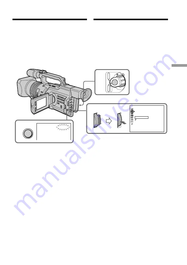 Sony DCR-VX2000E Operating Instructions Manual Download Page 85