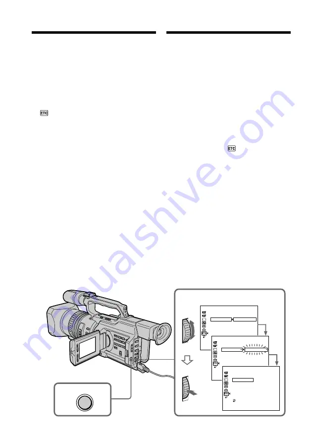 Sony DCR-VX2000E Operating Instructions Manual Download Page 118