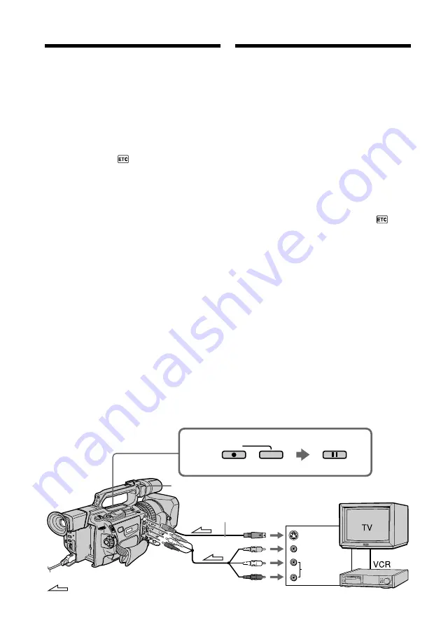 Sony DCR-VX2000E Operating Instructions Manual Download Page 128