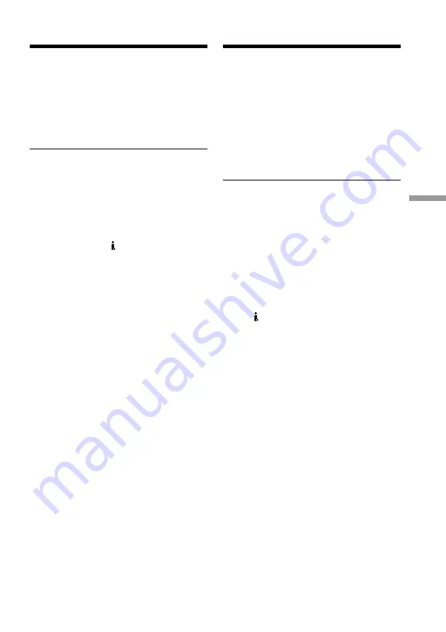 Sony DCR-VX2000E Operating Instructions Manual Download Page 131