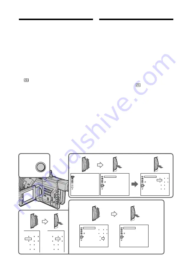 Sony DCR-VX2000E Operating Instructions Manual Download Page 168