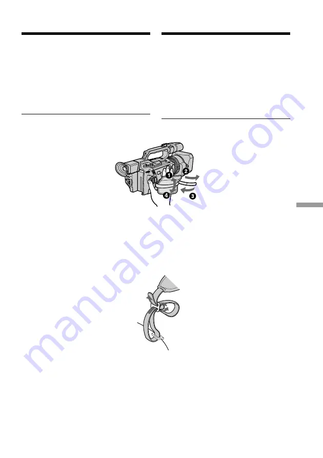 Sony DCR-VX2000E Operating Instructions Manual Download Page 249