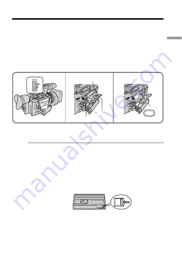 Sony DCR VX2100 - Handycam Camcorder - 380 KP Operating Instructions Manual Download Page 15