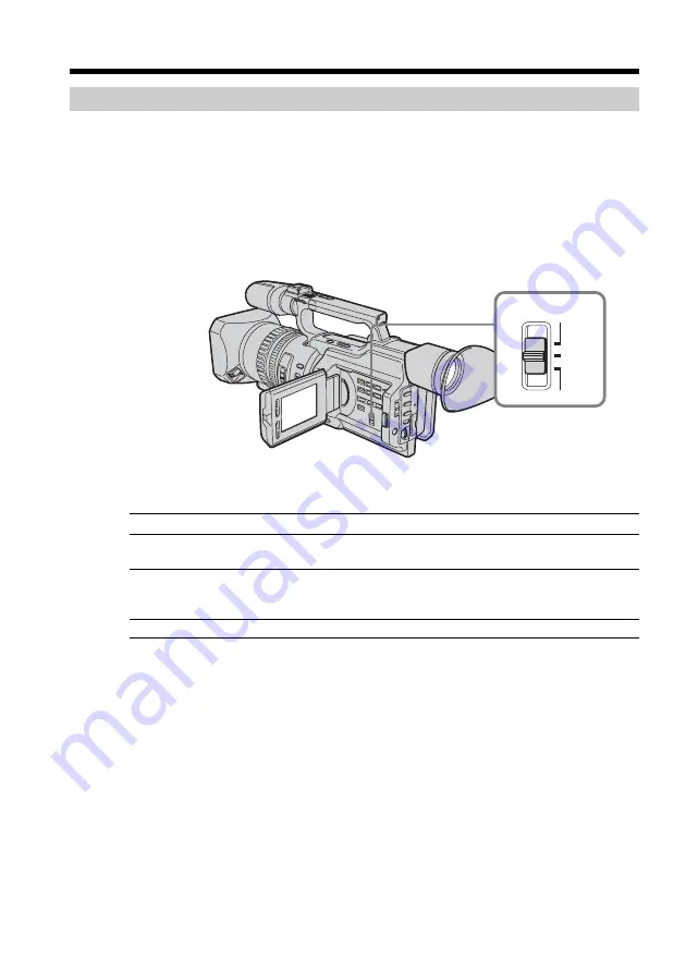 Sony DCR VX2100 - Handycam Camcorder - 380 KP Operating Instructions Manual Download Page 48