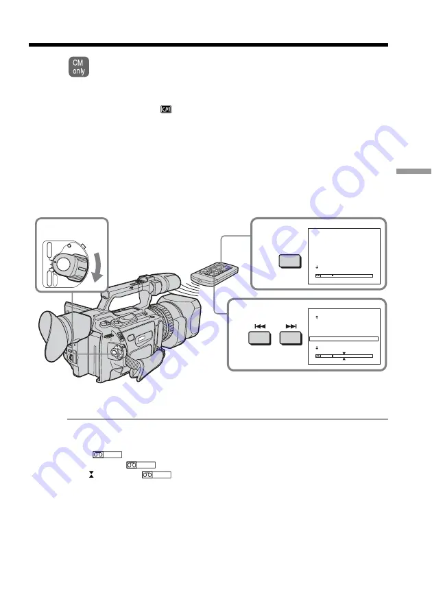 Sony DCR VX2100 - Handycam Camcorder - 380 KP Operating Instructions Manual Download Page 67