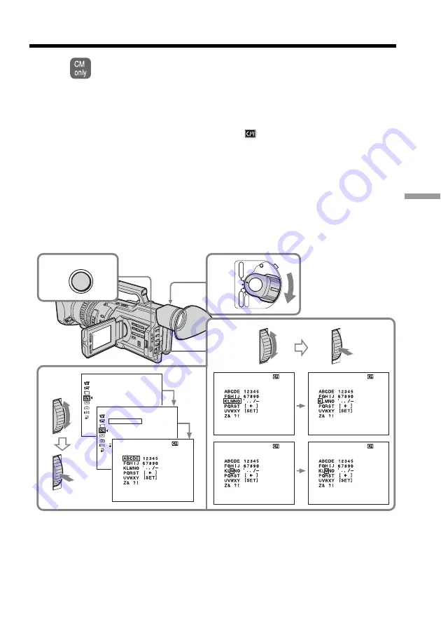 Sony DCR VX2100 - Handycam Camcorder - 380 KP Operating Instructions Manual Download Page 105