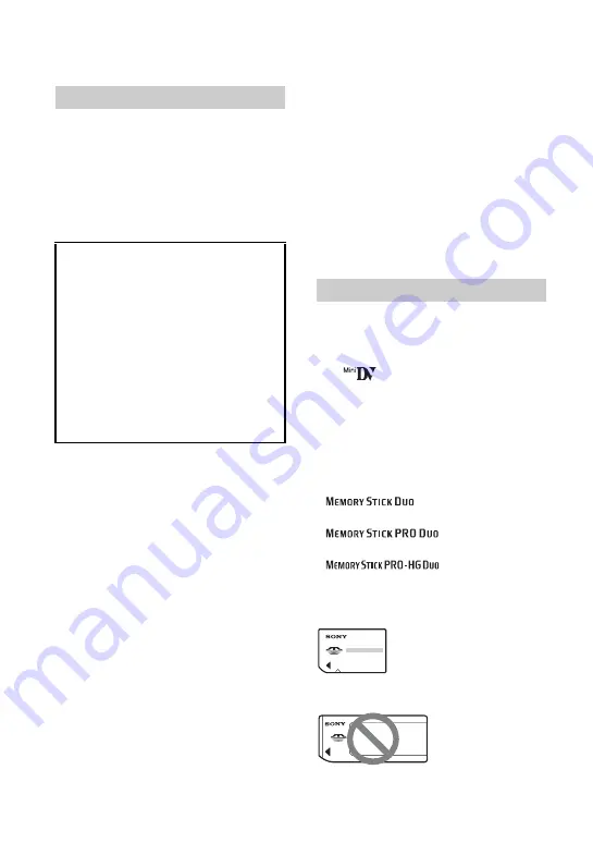 Sony DCR-VX2200E Operating Manual Download Page 4