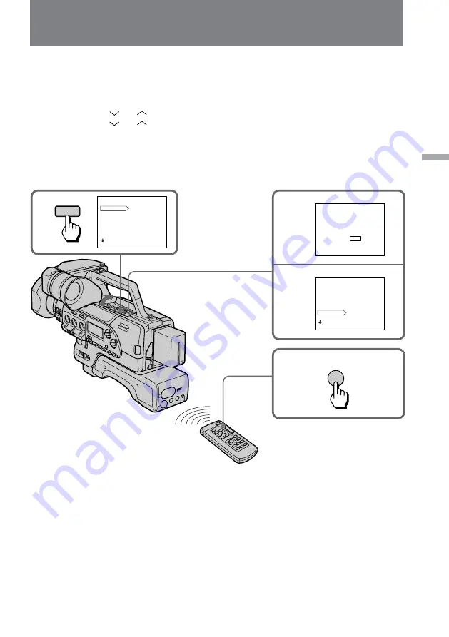 Sony DCR-VX9000 Operating Instructions Manual Download Page 35