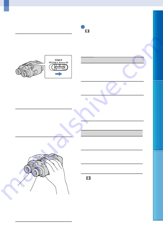 Sony DEV-3 Digital Recording Binoculars Скачать руководство пользователя страница 20
