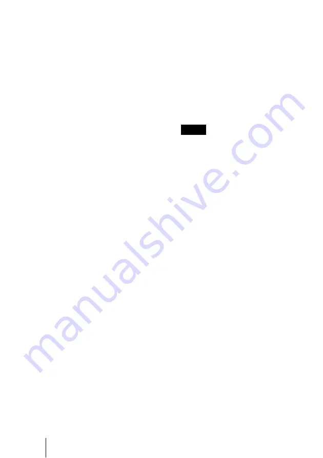 Sony DF70P Installation Manual Download Page 14