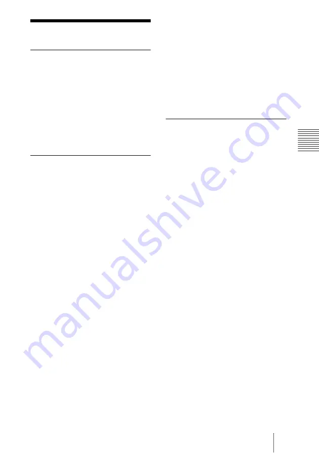 Sony DF70P Installation Manual Download Page 29