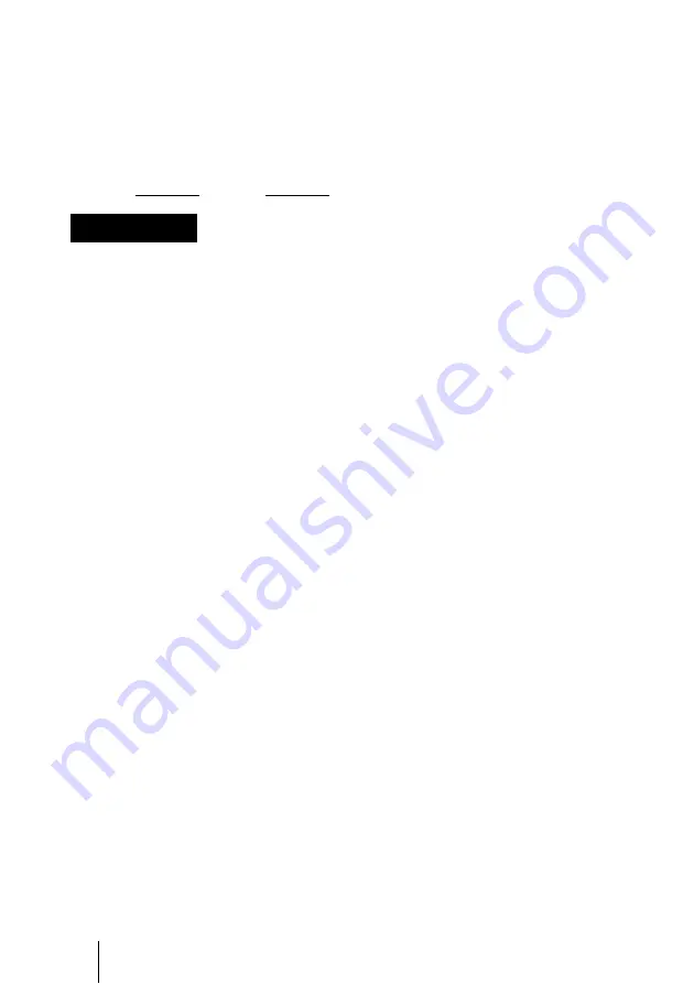 Sony DF70P Installation Manual Download Page 36