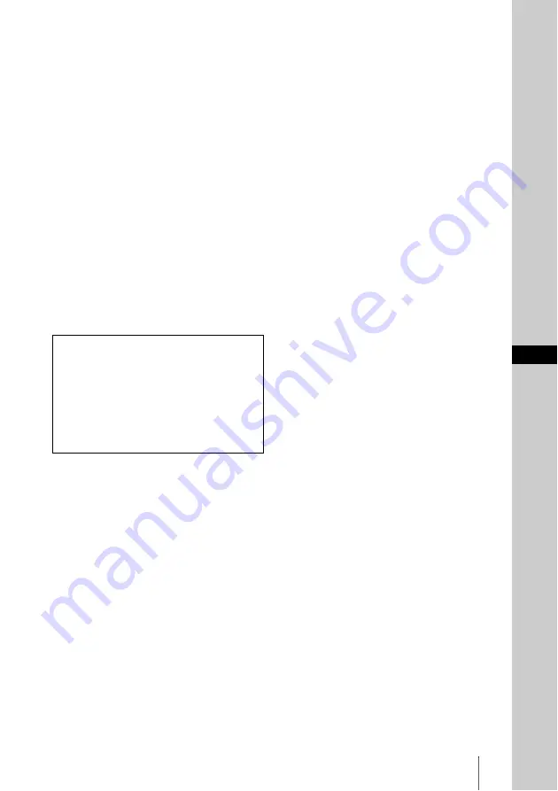 Sony DF70P Installation Manual Download Page 37