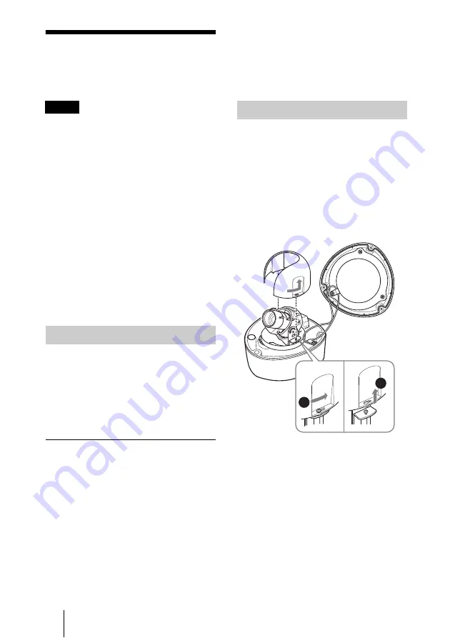 Sony DF70P Installation Manual Download Page 48