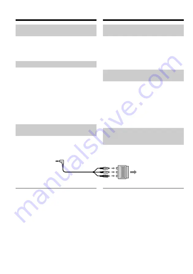 Sony Digital 8 DCR-TRV130E Operating Instructions Manual Download Page 42